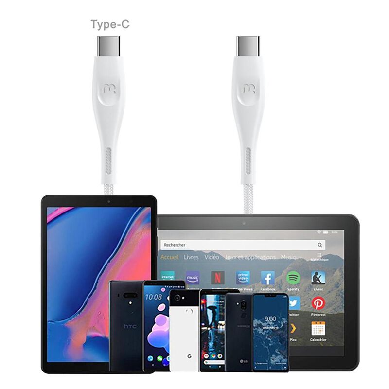 Cable Datos MYBAT USB-C a USB-C 1.8m 60W Univer... image number null