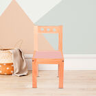 Silla N&oacute;rdica de Madera para Ni&ntilde;os Peque&ntilde;os y Ni&ntilde;as Peque&ntilde;as Rasa