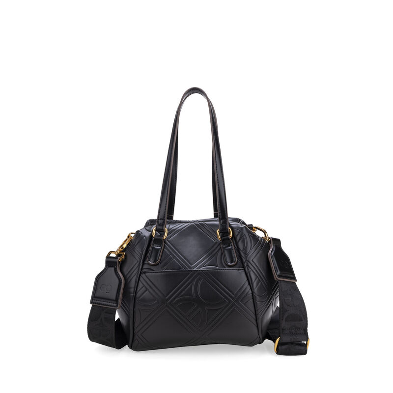 Bolsa Tote Chica Con Monedero Color Negro image number null
