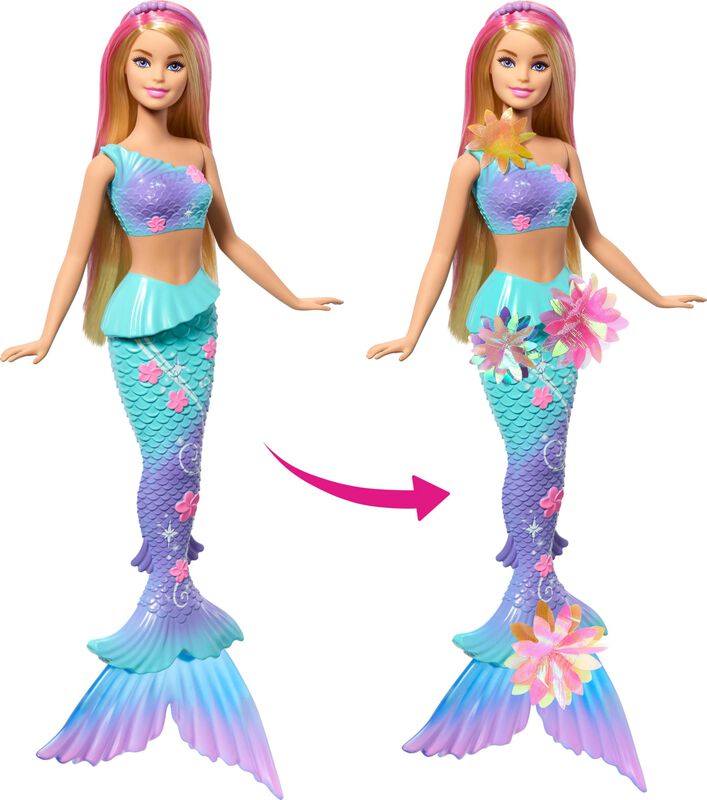 Mu&ntilde;eca De Juguete Barbie Con Forma De Sirena M&aacute;... image number null