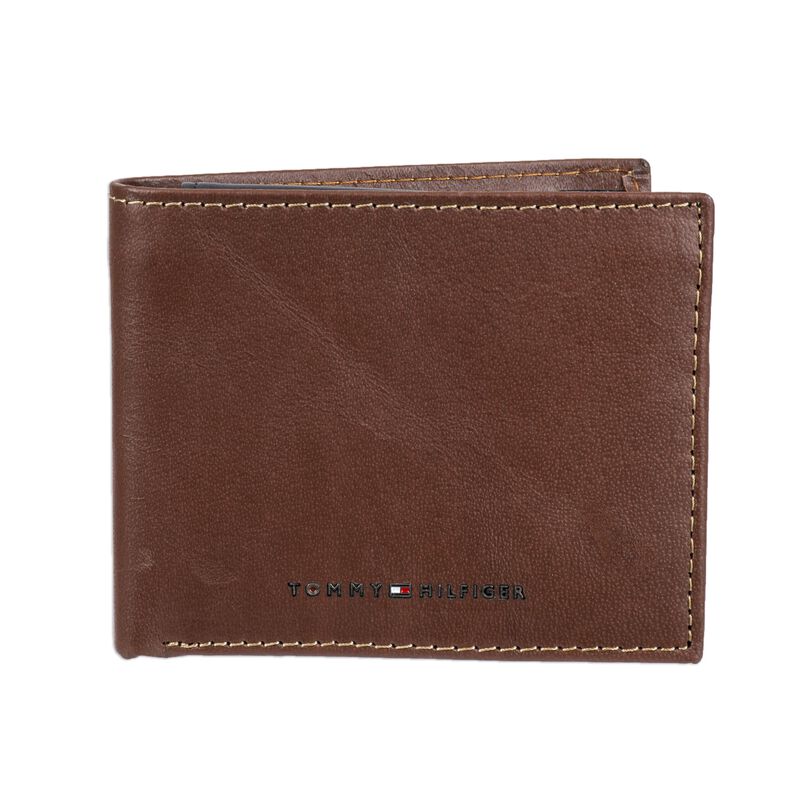 Cartera Tommy Hilfiger De Piel Aut&eacute;ntica Con Bl... image number null
