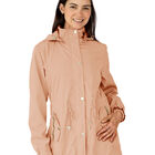 Chamarra Larga Mujer Rompevientos Con Gorro