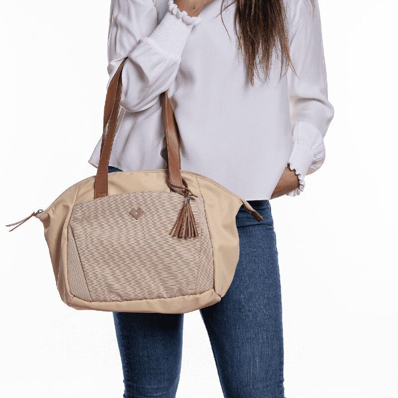 Bolsa De Hombro Mujer Bandolera, Bolso Dama Gra... image number null