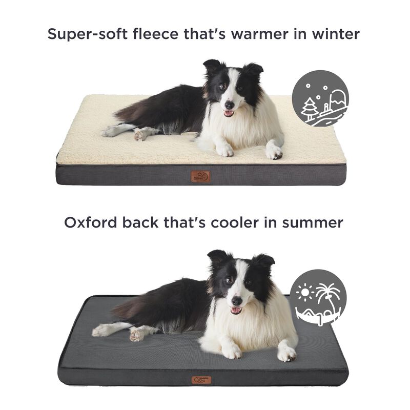 Cama Ortop&eacute;dica Grande Para Perros Con Funda Ex... image number null