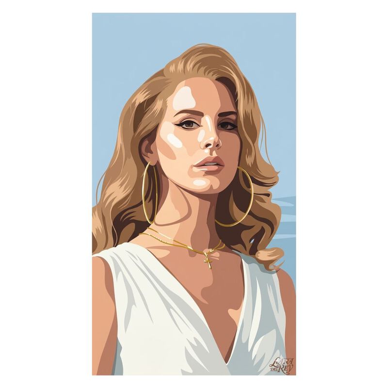 Cuadro Decorativo Impreso 70x100cm Lana Del Rey image number null