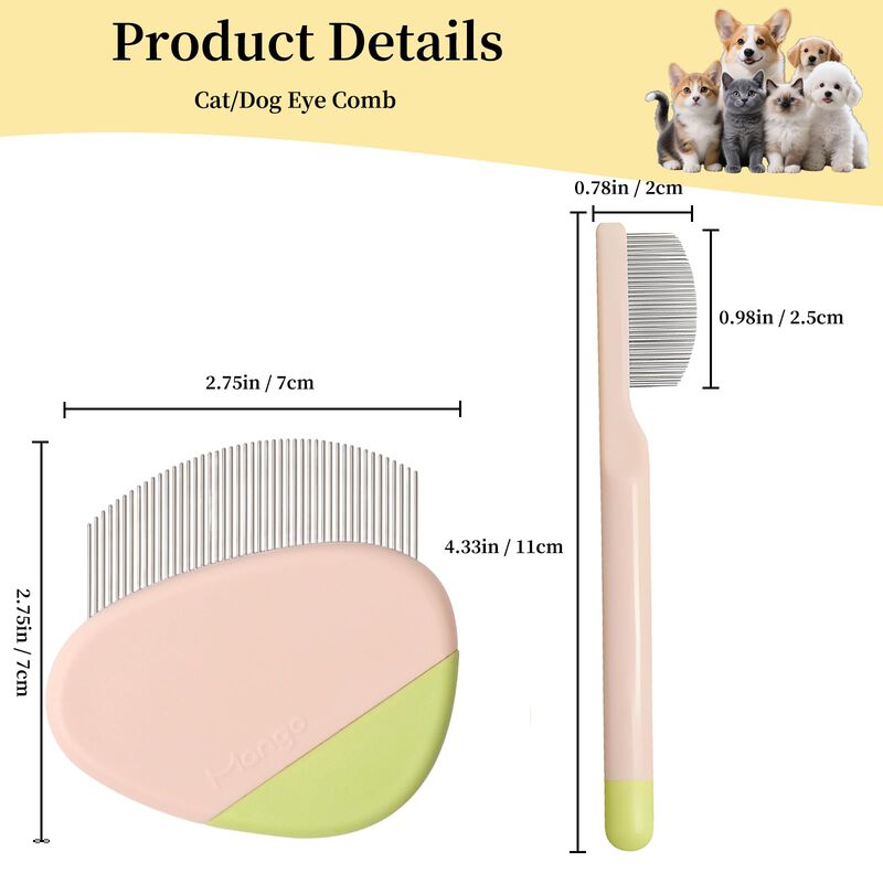 Peine Para Perro Petjoyhaven &ndash; Pack De 2, Acero... image number null
