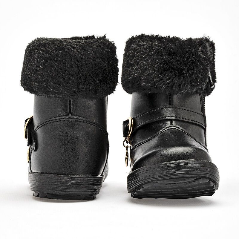 Yondeer Botitas para beb&eacute; ni&ntilde;a. Negro image number null