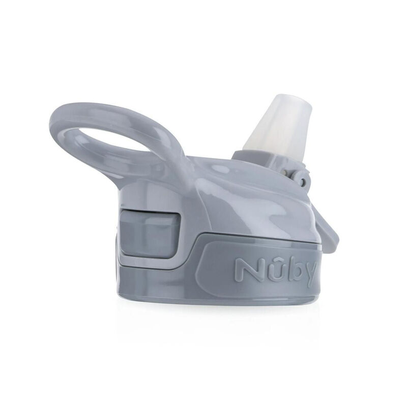 Vaso Flip It Thirsty Reflex Banda Nuby Gris image number null