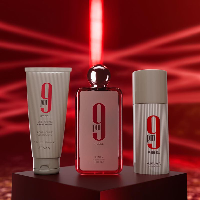 Set De Regalo De Perfume Afnan 9 Pm Rebel 100ml... image number null