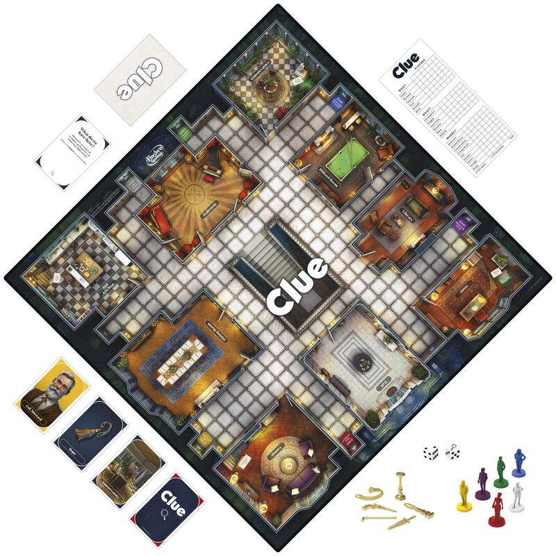 Juego De Mesa Hasbro Gaming Clue Para Ni&ntilde;os De ... image number null