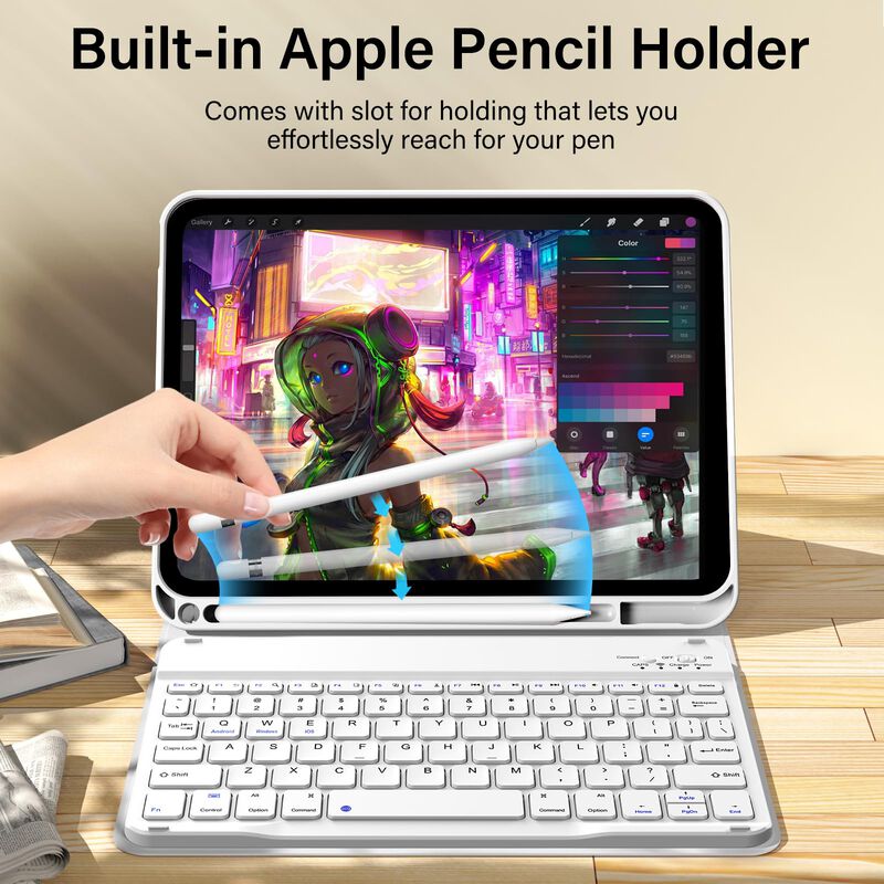 Funda Ipad Con Teclado Kenke Para Ipad 10th Gen... image number null