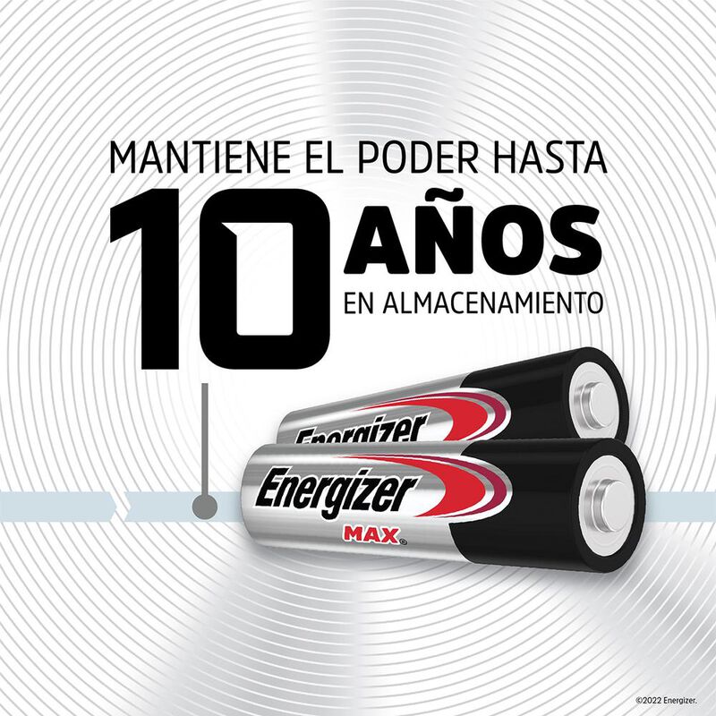 Pila Energizer Max Aa Alcalina Blister 48 Unida... image number null