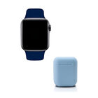 Kit smartwatch t500+ twins azul