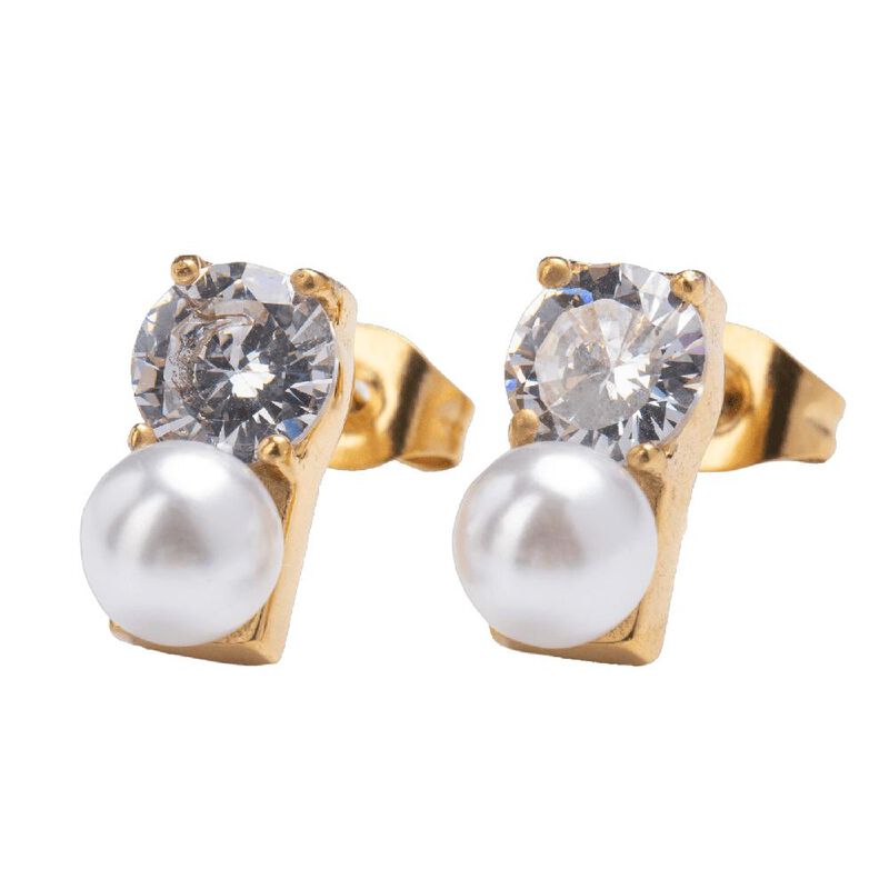 Joyer&iacute;a Mujer Oro 18k Fina, Set Collar Aretes P... image number null