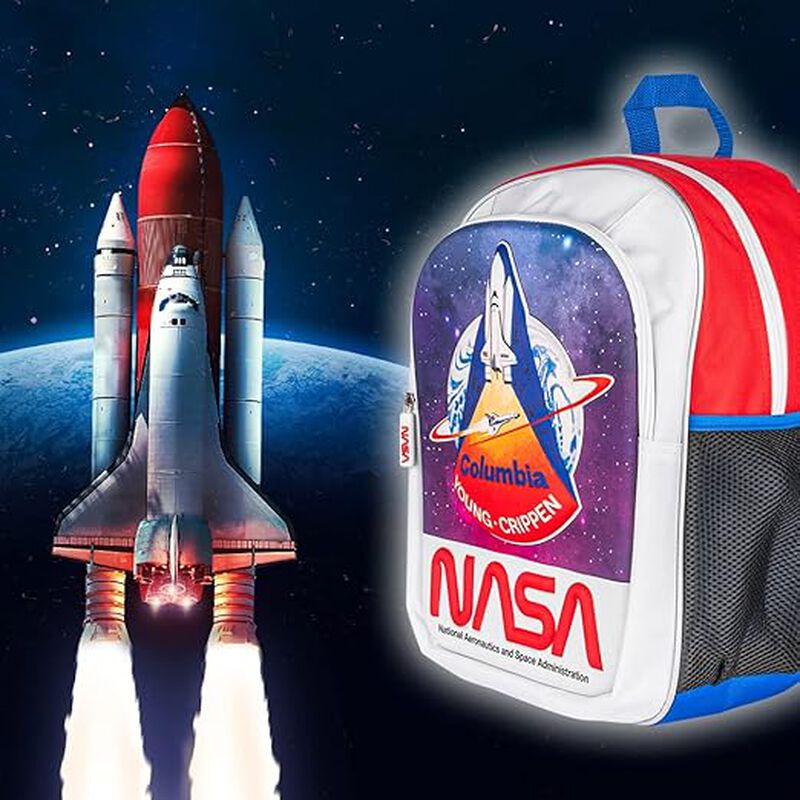 TechZone Mochila Escolar NASA Nave 3D, 2 Amplio... image number null
