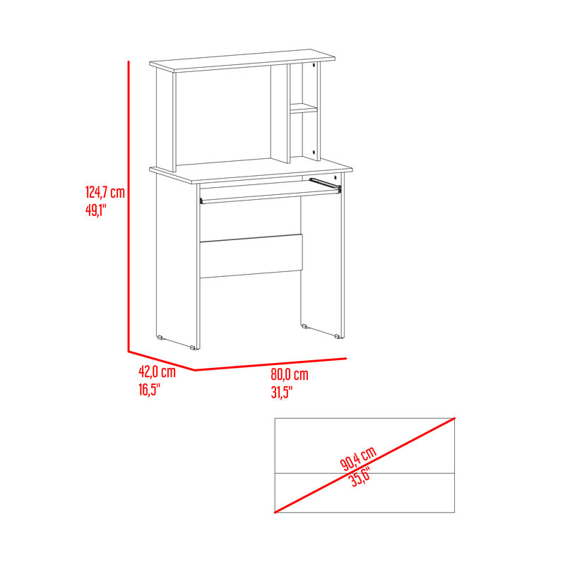 Escritorio Dolan Avellana Virtual Muebles image number null