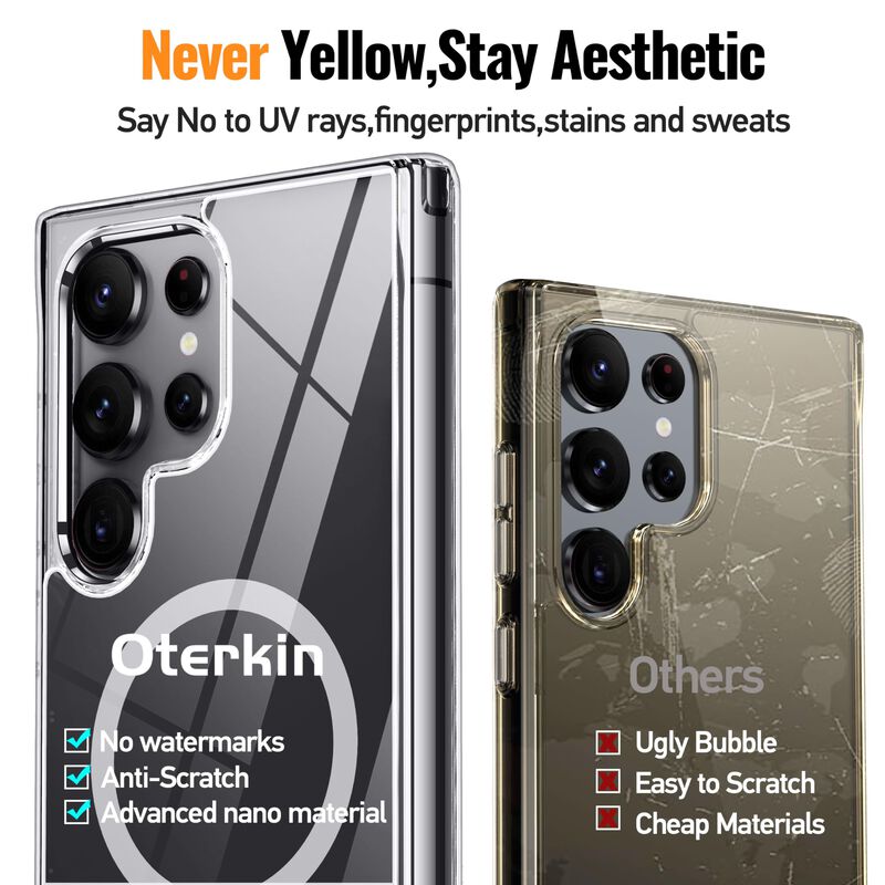 Funda De Tel&eacute;fono Oterkin Magn&eacute;tica Transparent... image number null
