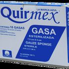 QUIRMEX GASA ESTERILIZADA 10 SOBRES 7.5 CMX5 CM