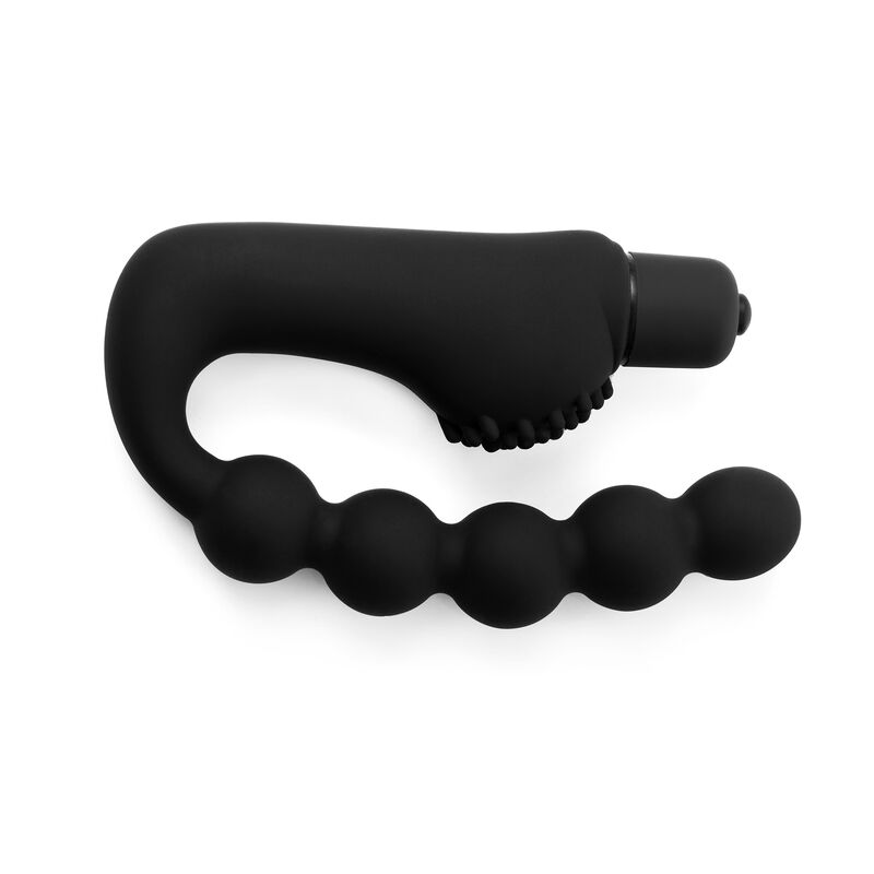 VIBRADOR MASCULINO DE PERLAS NEGRO TUTI image number null
