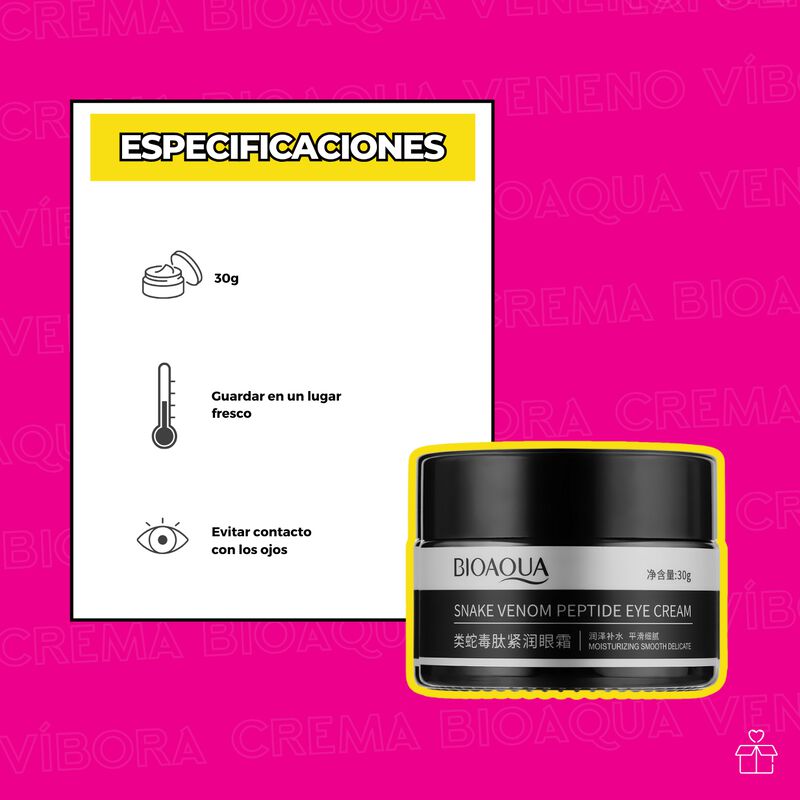 Set de 3 Cremas de Veneno de V&iacute;bora Elimina Oje... image number null