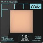 Polvo Facial Maybelline Fit Me Matte + Poreless Buff Beige