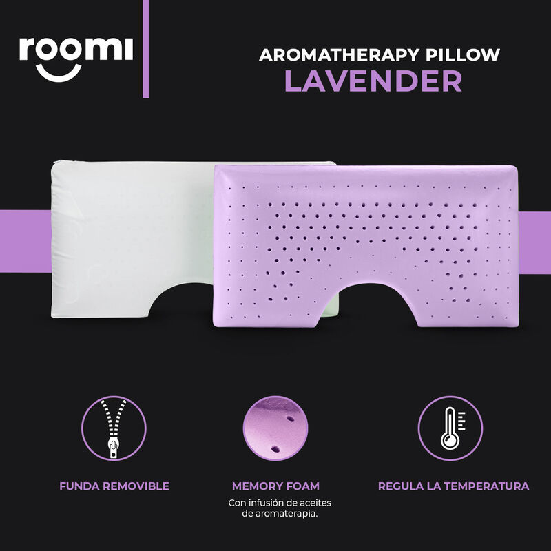 Almohada Roomi Shoulder Aromaterapia Esencia La... image number null