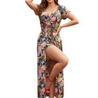 Vestido Casual Chic, Ves-1061 Dise&ntilde;o 6 Falda Asim&eacute;trica Corte Alto-bajo Con Dise&ntilde;o Moderno Para Mujer