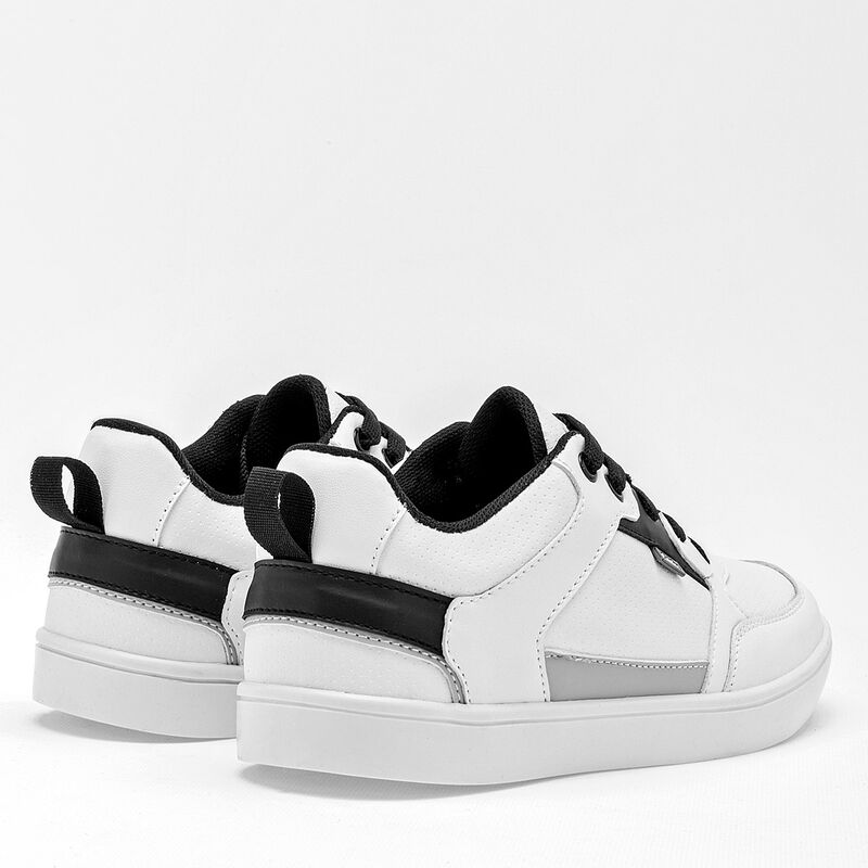 C>Libre Tenis urbano para joven blanco negro gr... image number null