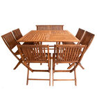 Comedor Cuadrado Modelo Jardín 8 personas - Rústico Tratable