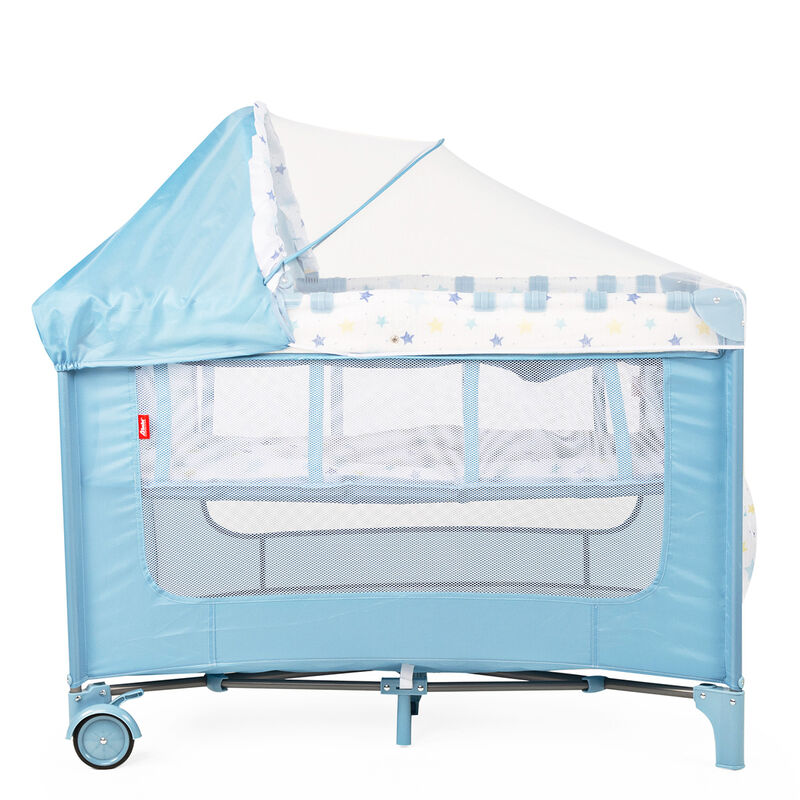 Cuna Corral Plegable con Cambiador y Dos Nivele... image number null