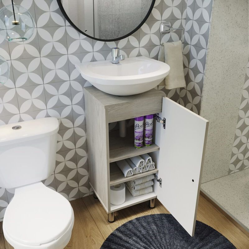 Mueble Lavamanos Dena, Gabinete de Ba&ntilde;o 1 puert... image number null