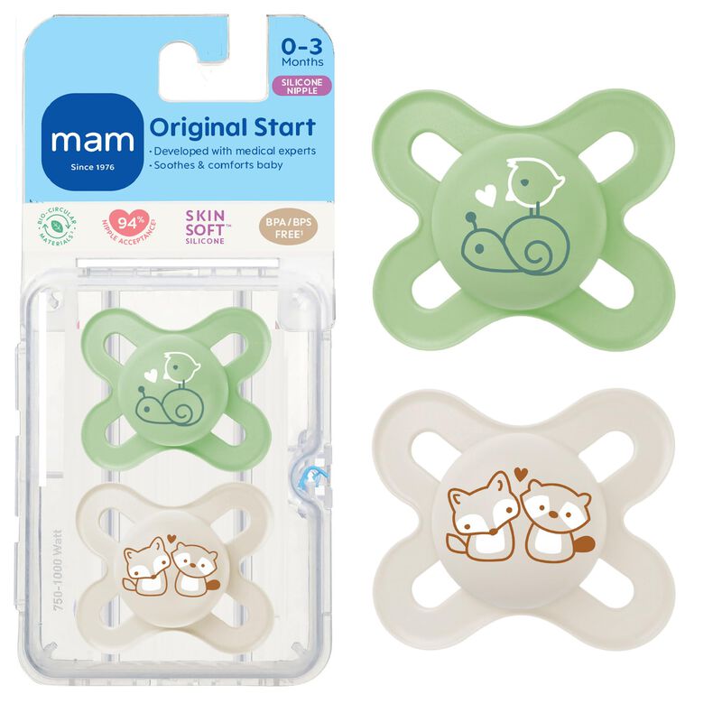 Chupete Mam Original Start 0-3 meses Skin Soft ... image number null