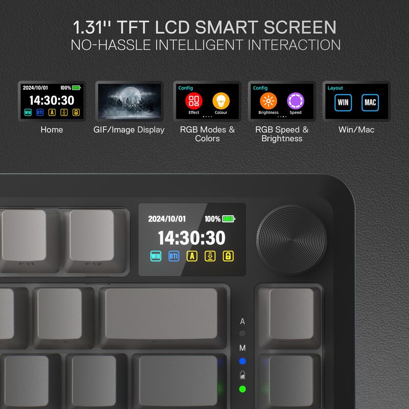 Teclado Redragon K724 Pro Inal&aacute;mbrico 81 Teclas... image number null