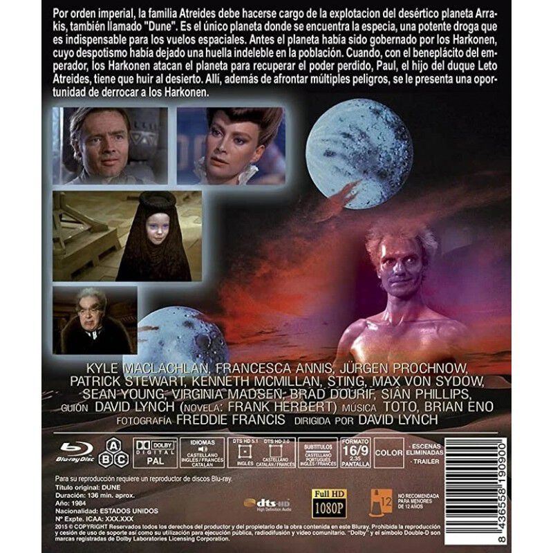 Dune [blu-ray] (1984) image number null