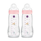 Biberón Mam Anticólicos 11oz 2pz Rosa Tigre