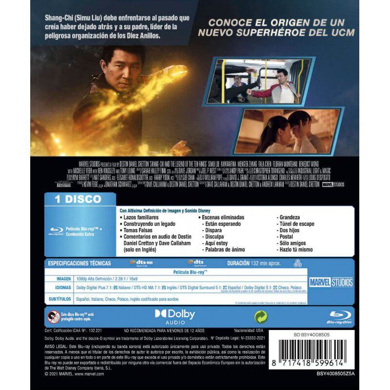 Shang-Chi y La Leyenda de los Diez Anillos [Blu... image number null