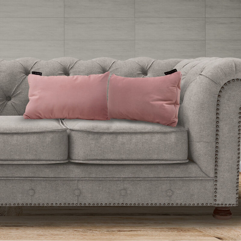 Set de 2 Cojines Dicasa DeltaOne Rosa Palo image number null