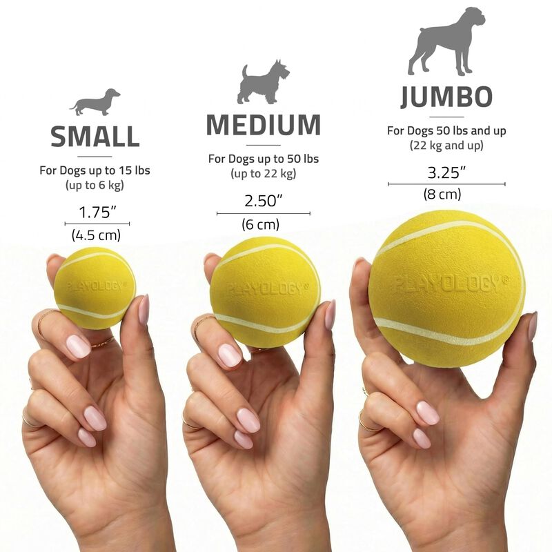 Playology Bola Chirriante Para Perro &ndash; Tama&ntilde;o M... image number null