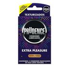 Condones de L&aacute;tex Extra Pleasure Prudence 3 Unidades