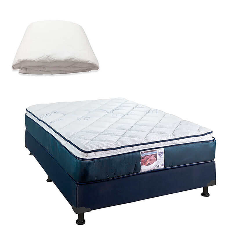 Colchón Queen Size Spring Air Mónaco +Protector... image number null