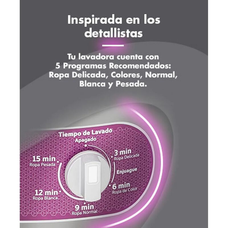 Lavadora Una Tina Acros Gris 22 kg image number null