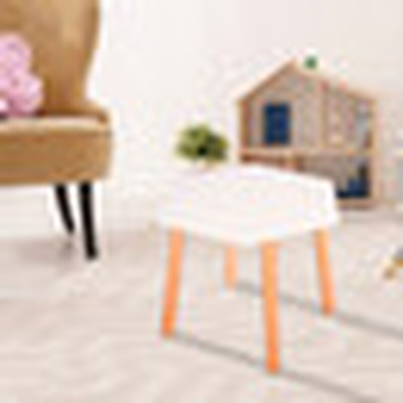 Mesa Moderna de Madera para Ni&ntilde;os-Blanco image number null