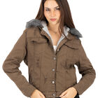 Chamarra Plus Mujer Con Gorro Afelpada