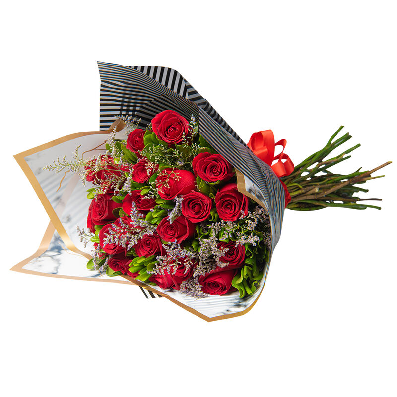 Bouquet de 24 Rosas con Follaje image number null
