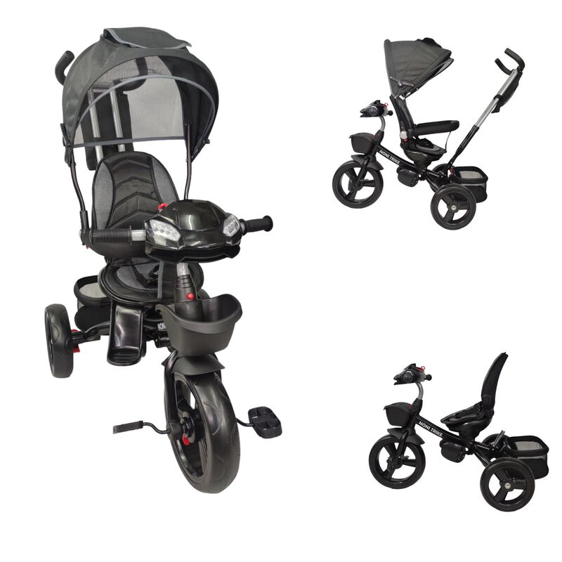 Triciclo Evolutivo 7 En 1 Acero Con Asiento Gir... image number null