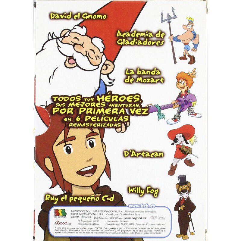 Pack 6 Pel&iacute;culas Tus H&eacute;roes [dvd] image number null