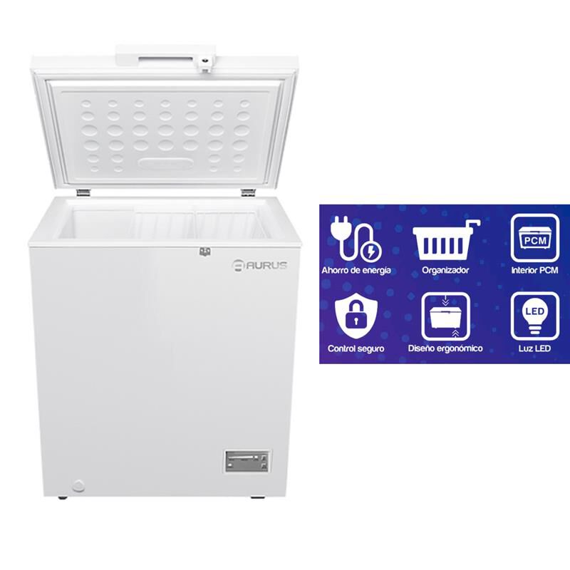 Congelador Horizontal Aurus MOD. AFC05W 5P3 image number null
