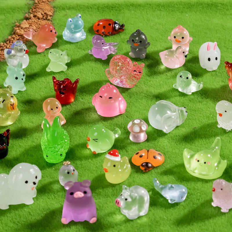 Minifiguras De Animales De Resina Teenzee, 210 ... image number null