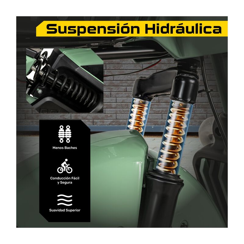 Bicicleta El&eacute;ctrica Moto Bici Scooter 3 Vel 55k... image number null