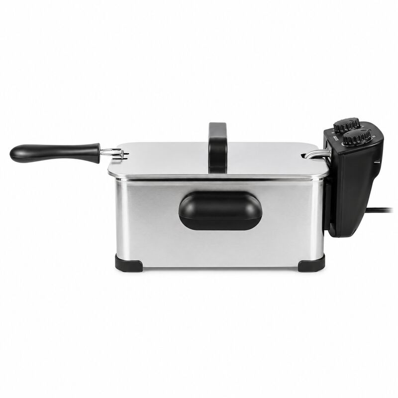 Freidora Aceite 3 L Timer 60 Min Acero Inox Gri... image number null